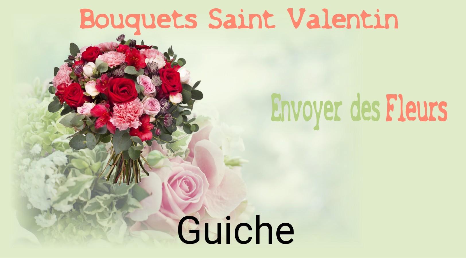 Roses de Saint-Valentin livrées à Guiche
